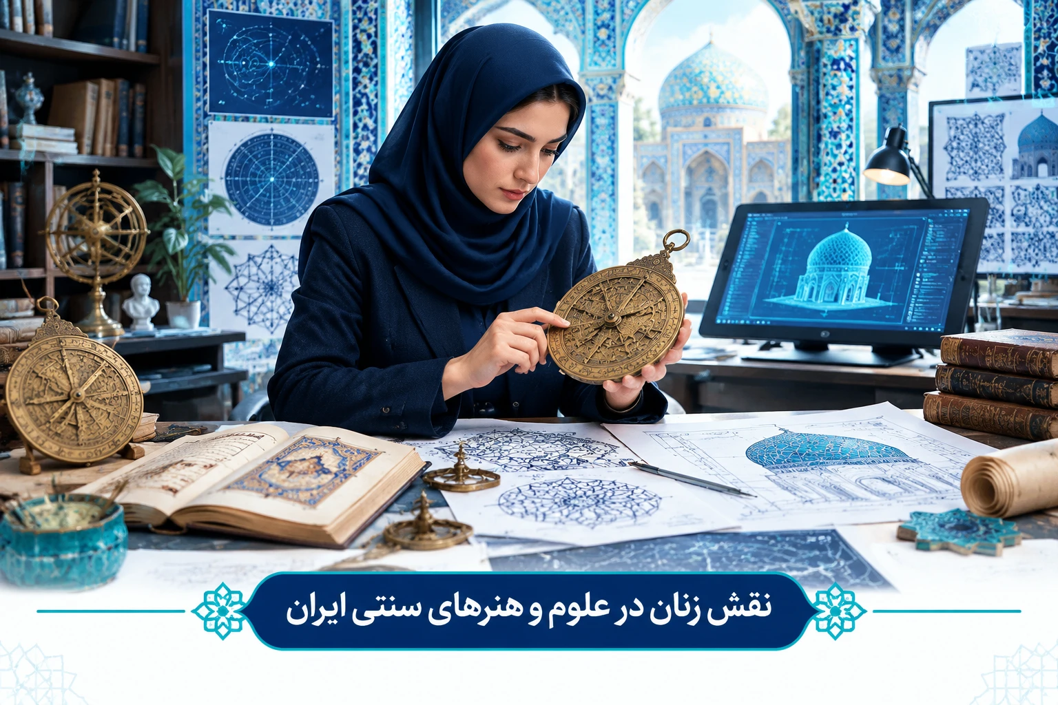 نقش زنان در علوم و هنرهای سنتی ایران