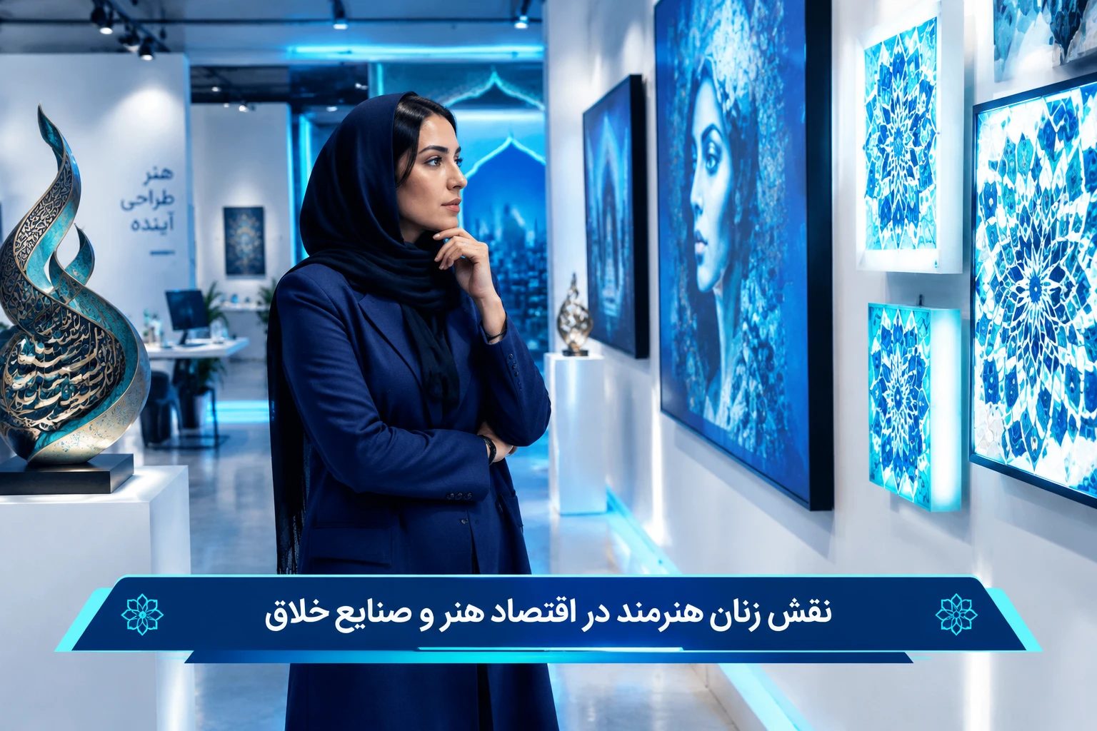 نقش زنان هنرمند در اقتصاد هنر و صنایع خلاق